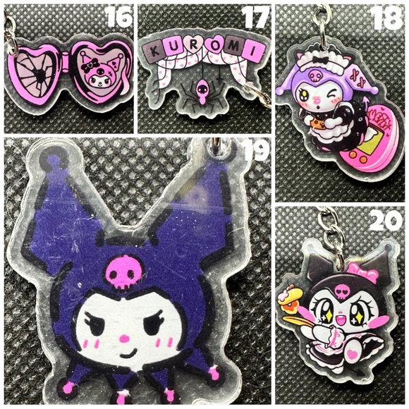 Krazy Kuromi KBK Acrylic Keychains - Picture 5 of 9